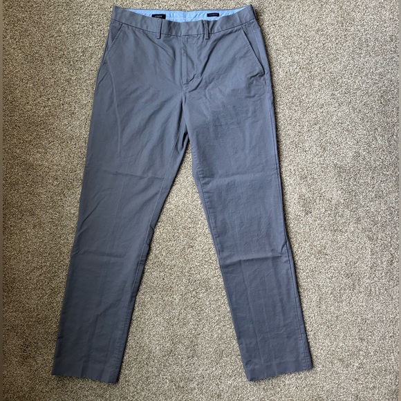 J Crew Mens Slim Bedford Pant, Grey, 32W/34L - Picture 2 of 6